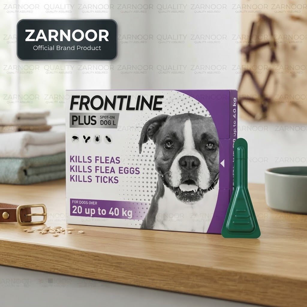 Zarnoor Frontline Plus Spot-On Flea, Tick & Lice Treatment for Large Dogs (20-40 kg)