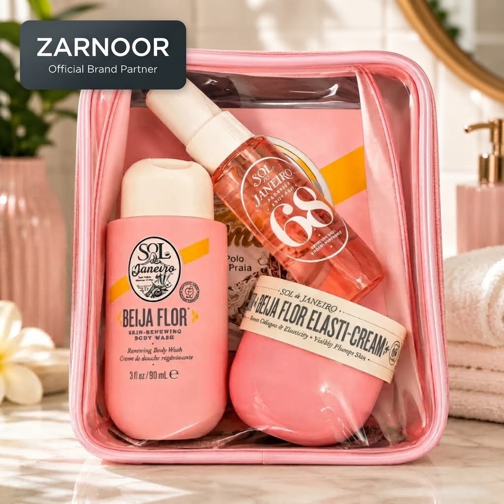 Zarnoor Sol de Janeiro Beija Flor Jet Set – Travel Size Body Care & Perfume Set