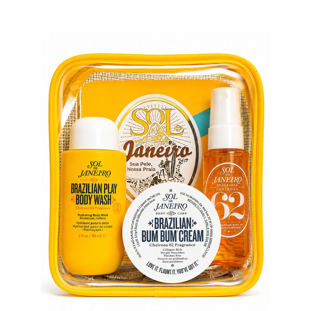 Zarnoor Sol de Janeiro Brazilian Bum Bum Jet Set – Travel Size Body Care & Perfume Set