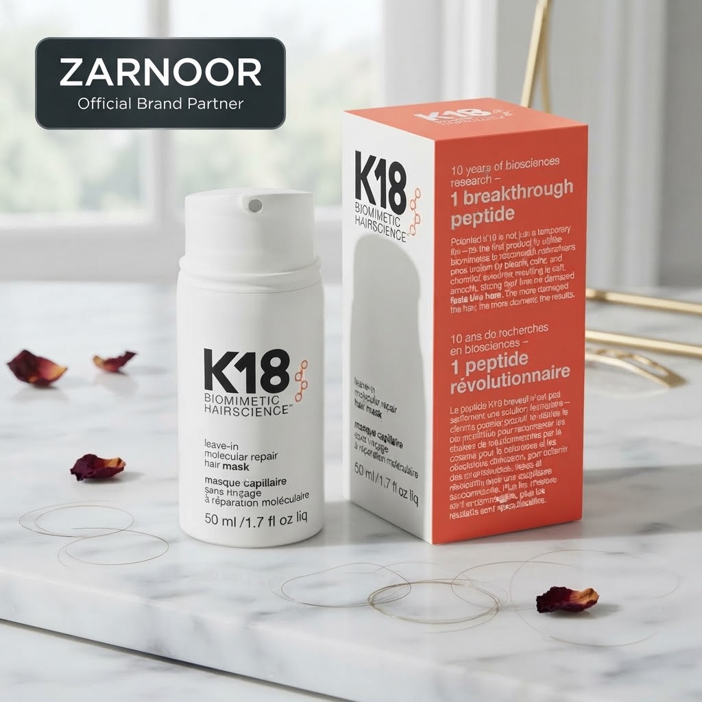 Zarnoor K18 Biomimetic Hairscience Leave-In Molecular Repair Hair Mask, 50 ml / 1.7 fl oz liq