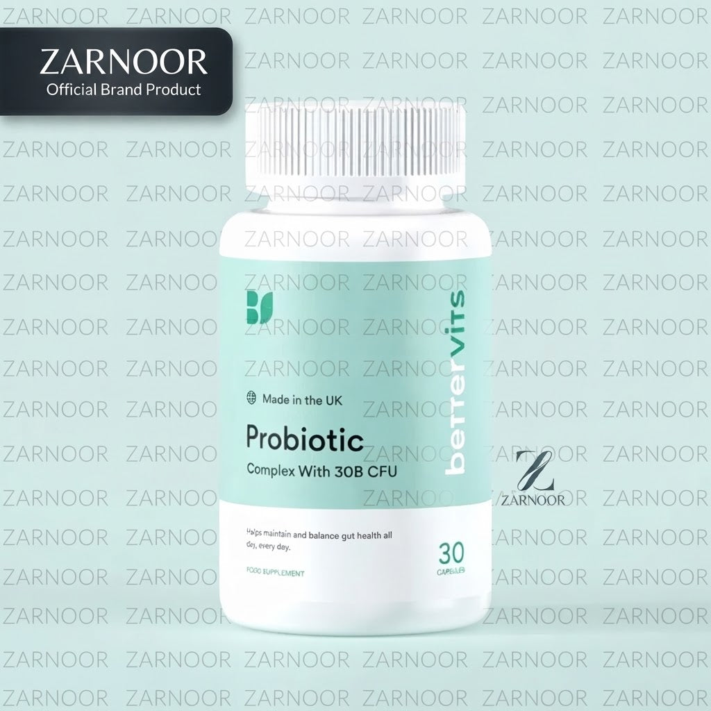 Bettervits Probiotic Complex With 30B CFU Food Supplement - 30 Capsules zarnoor