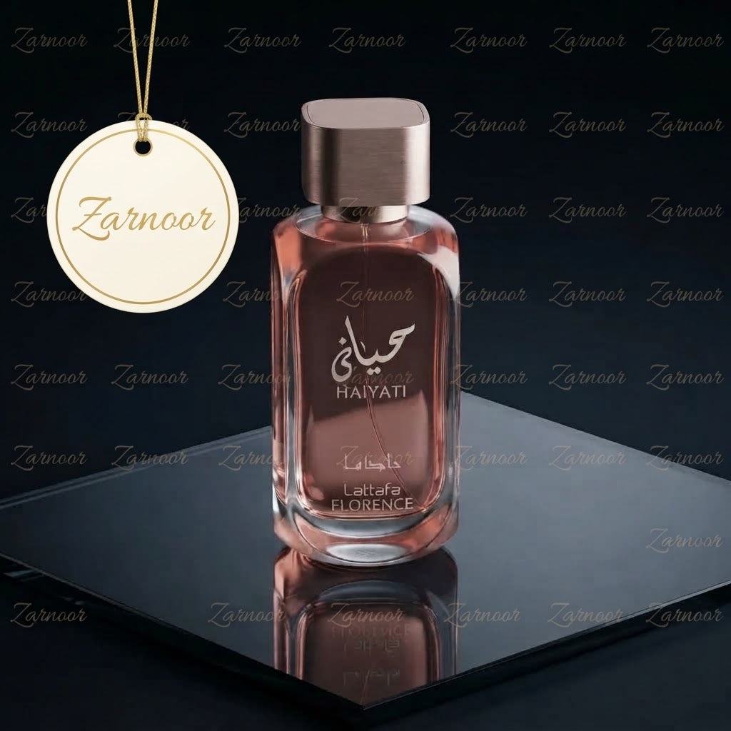 Lattafa Hayaati Florence Eau de Parfum - Luxury Fragrance Spray (100 ml / 3.4 Fl Oz)