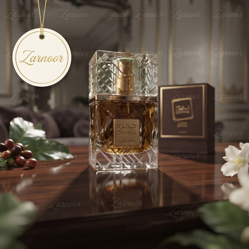 Lattafa Khamrah Qahwa Eau de Parfum - Luxury Fragrance Spray (100 ml / 3.4 Fl Oz)