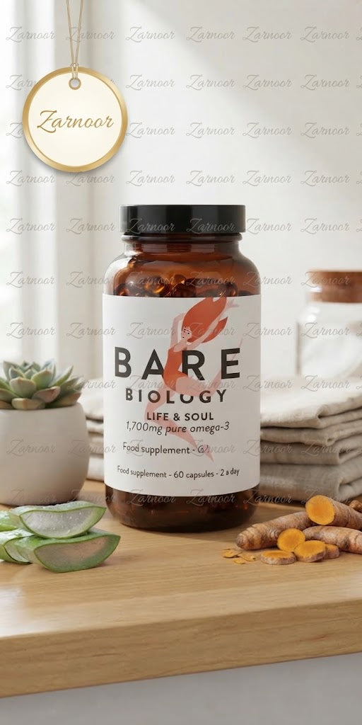 Zarnoor Bare Biology Life & Soul Pure Omega-3 1,700mg Food Supplement - 60 Capsules