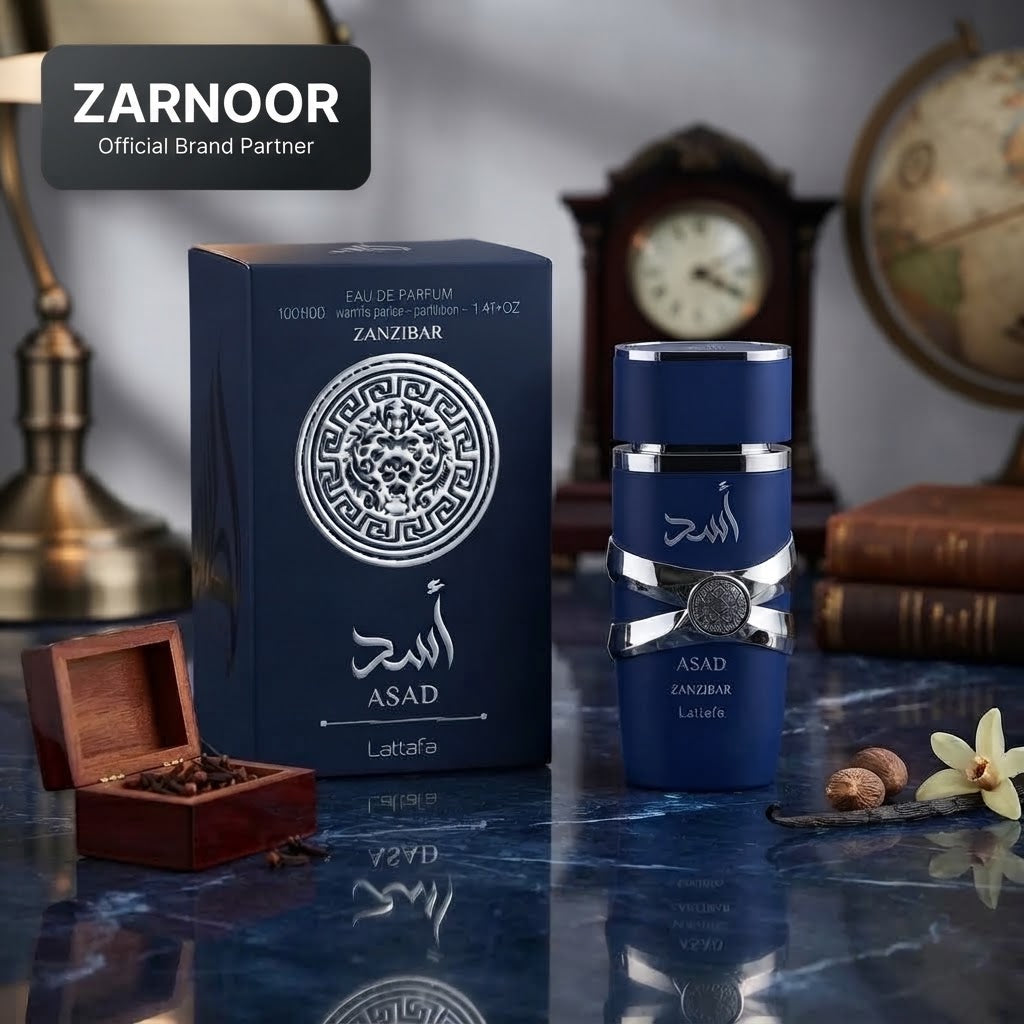 Lattafa Asad Zanzibar Eau de Parfum - Luxury Fragrance Spray (100 ml / 3.4 Fl Oz)
