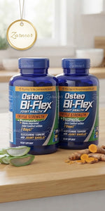 Zarnoor Osteo Bi-Flex Triple Strength Joint Health Turmeric with Joint Shield - Twin Pack (2 x 200 Coated Tablets)