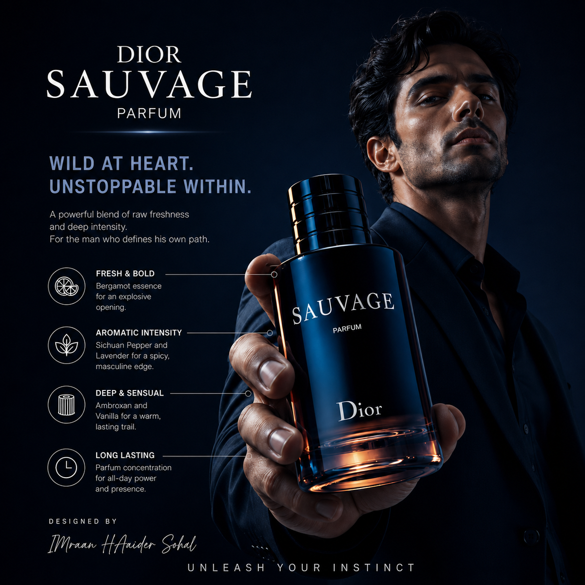 Dior Sauvage Eau de Toilette 3.4 oz – Men's Fresh Woody Fragrance