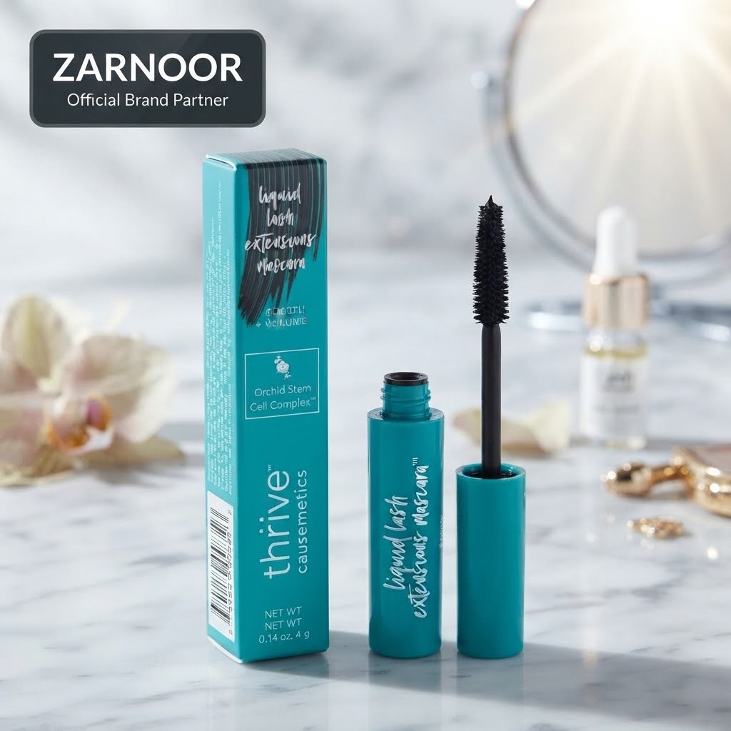 Zarnoor Thrive Causemetics Liquid Lash Extensions Mascara, Length + Volume, 0.14 oz / 4 g