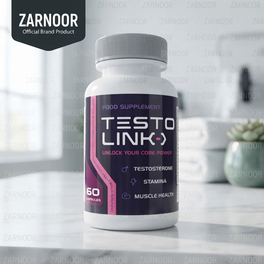 Zarnoor Testo Link Unlock Your Core Power Food Supplement - 60 Capsules