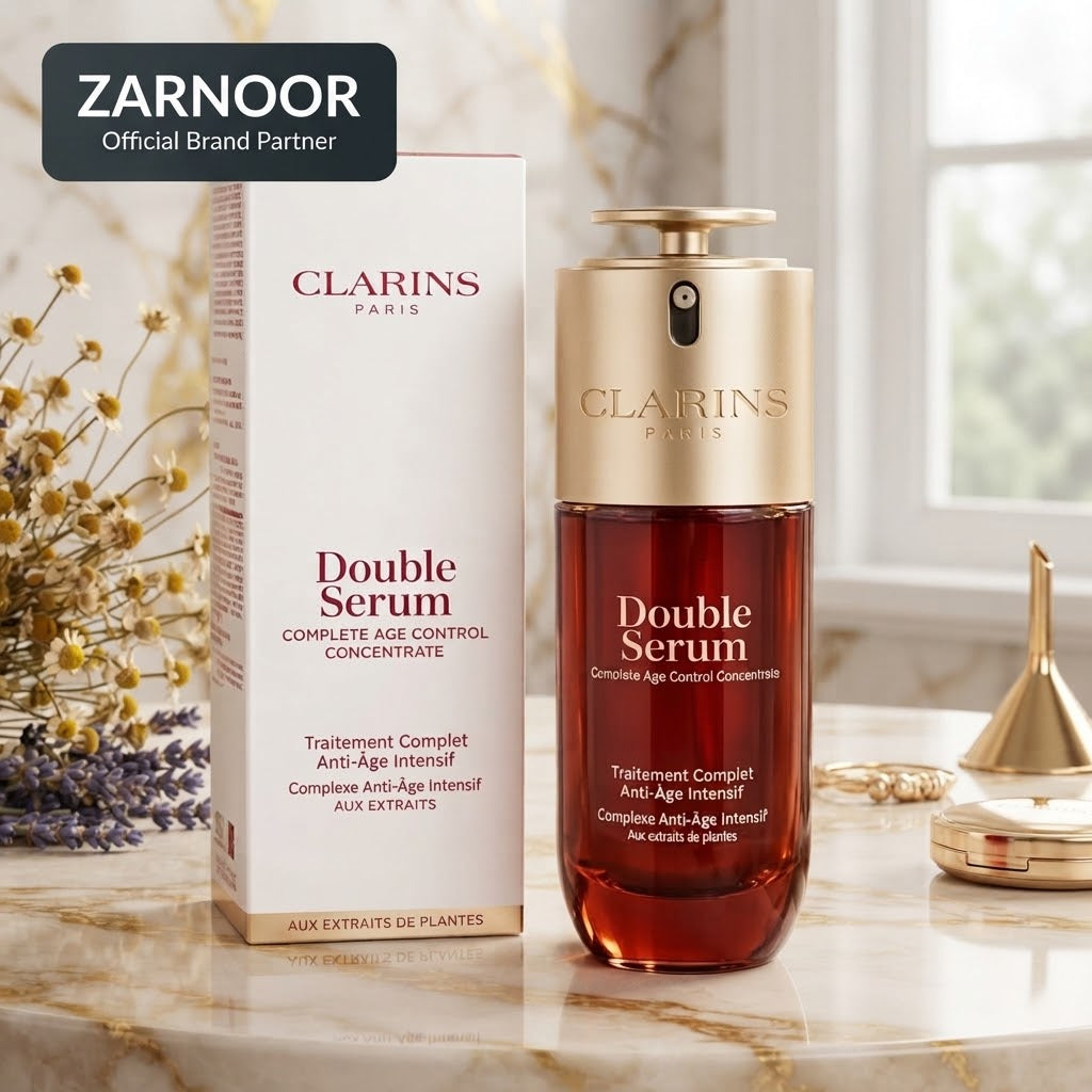 Zarnoor Clarins Double Serum [Hydric + Lipidic System] Complete Age-Defying Concentrate