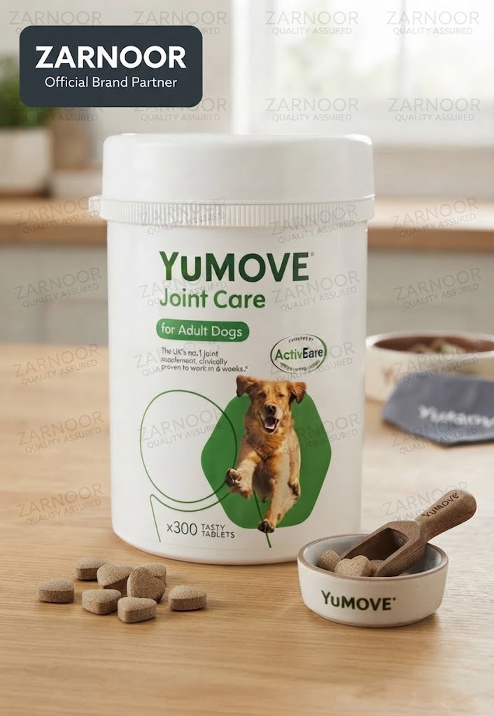 Zarnoor YuMOVE Joint Care for Adult Dogs – Natural Joint Supplement with ActivEase – 300 Tasty Tablets