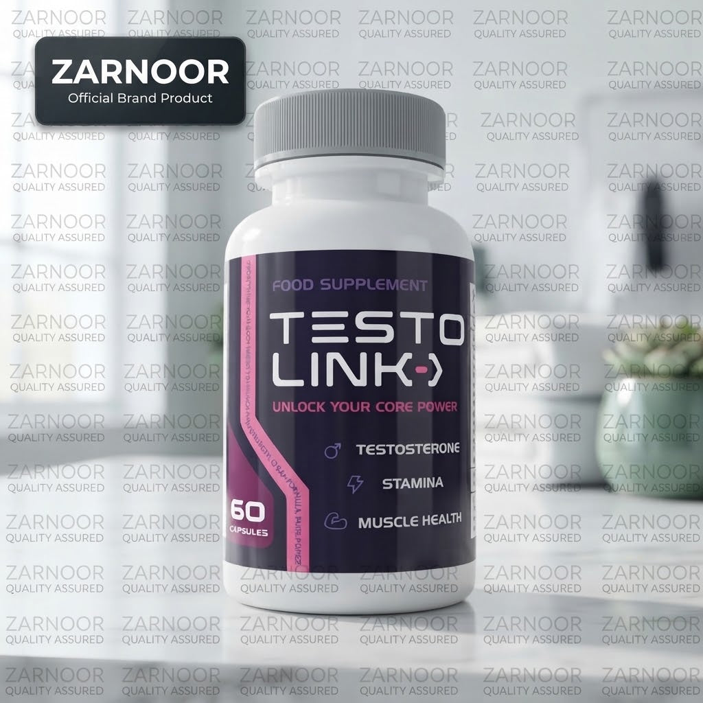 Zarnoor Testo Link Unlock Your Core Power Food Supplement - 60 Capsules
